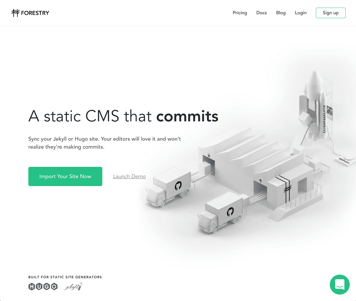 Forestry - Static Site CMS